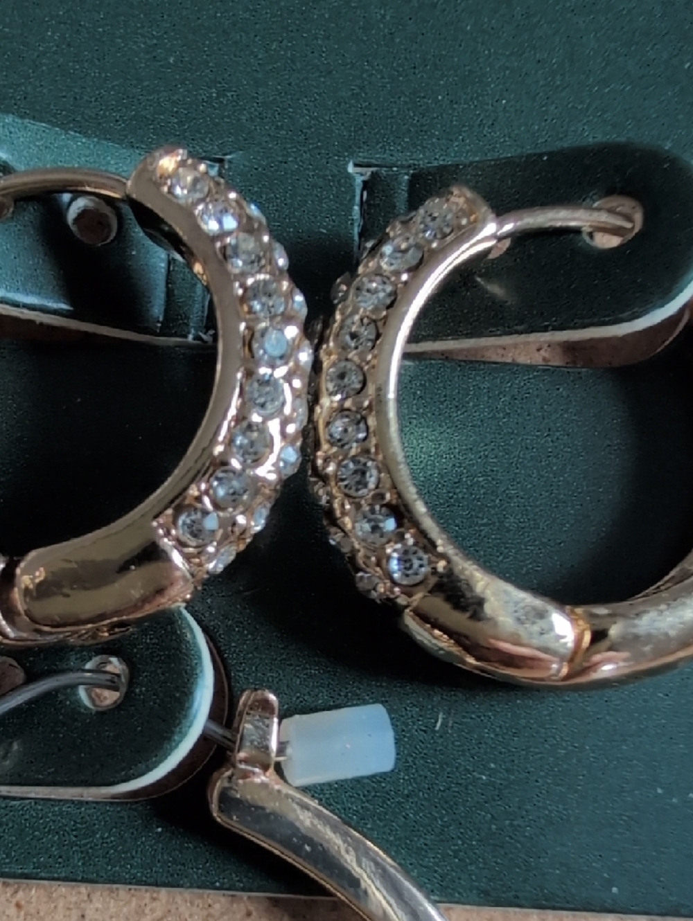 wild fable Gold Hoop Earring Set with Crystal and Butterfly Accents - Picture 3 of 8